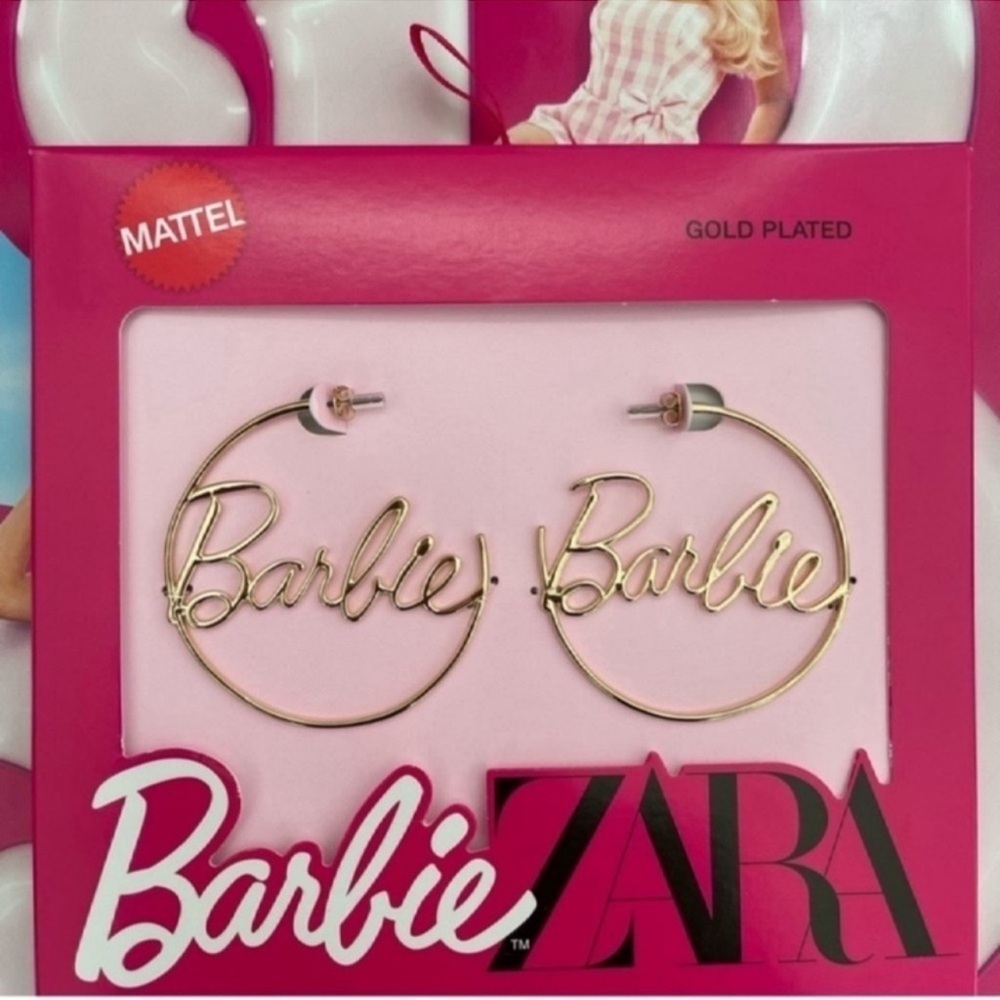 LIMITED EDITION ZARA GOLDEN BARBIE™ MATTEL GOLD-PLATED HOOP